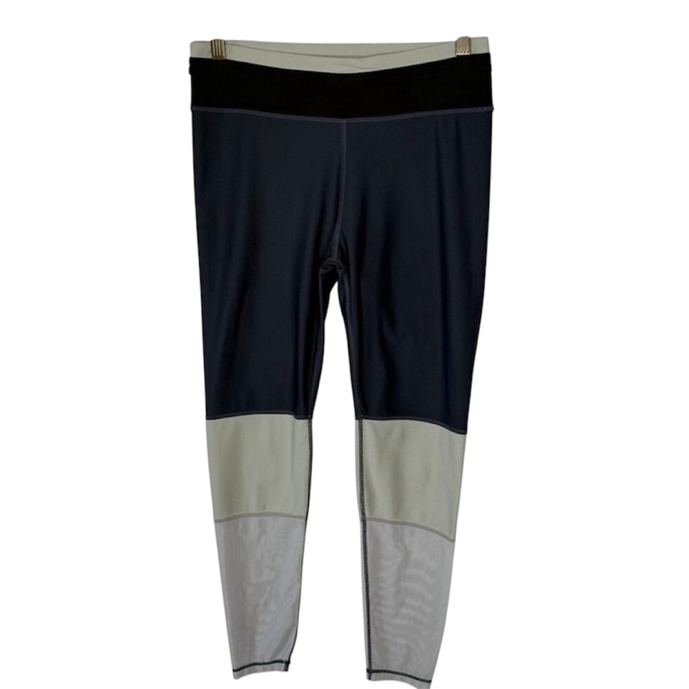 Allfenix Women's Colorblock High Rise 7/8 Yoga Leggings Size Large